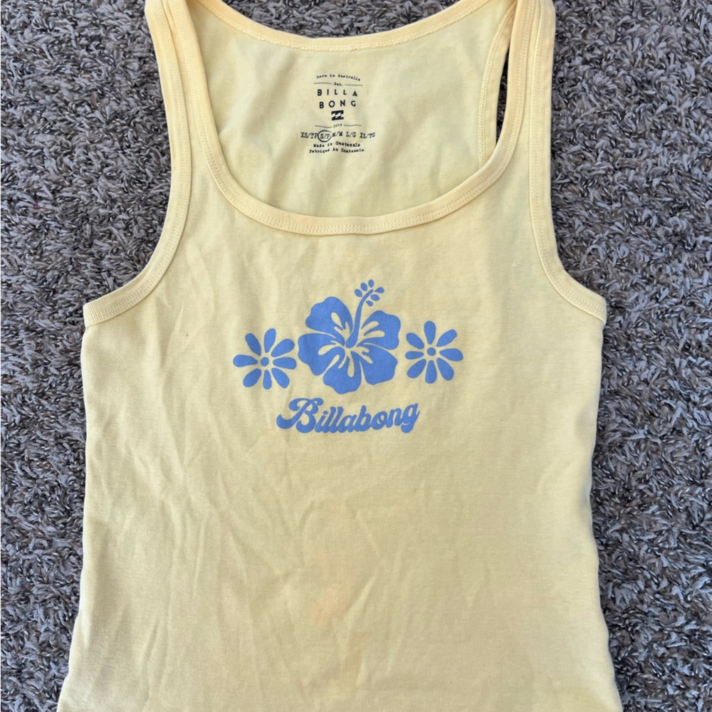 Billabong Yellow Tanktop